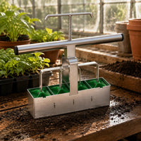 Manual Soil Block Maker Easy to Use Soil Block Maker 4-Section Starter Tool for Garden, Nursery