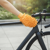 Bicycle Chain Cleaner Kit with Chain Scrubber, Mountain Bike Maintenance Tool Set, and Large Cleaning Brush