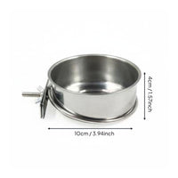3 Pieces Parrot Food Bowl Thickened Pet Accessory Easy to Clean for Birds