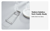 Stainless Steel Bowl Clamp Non-Non-Attracting Anti-Scald Bowl Clamp Hot Plate Grabber Gripper S Thickened Wire Stainless Steel