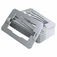 10 Pieces Easy Installation Stainless Steel Outlet Shim Provides Stable Support Outlet Spacer Shim Rust Resistant for Electricians, Handymen