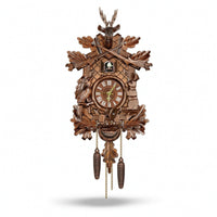 Rustic Cuckoo Clock Vintage Cuckoo Clock with Pendulum Traditional Analog for Collectors