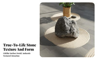 Realistic Natural Texture Artificial Foam Rock Easy Installation Faux Decorative Stone Effortless Maintenance Fake Stone Ornament All-Weather for Interior Designers, Business Owners, Courtyard, Patio, Commercial Areas, Poolside
