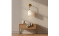 Vintage Wall Lamp Decorative Chain Vintage Wall Light Easy to Install Glass Pendant Lamp for Hallway