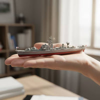 Ayanami-Class Warship Model 1:900 Scale Warship Model Alloy for Collectors, Bookshelf