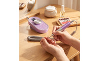 Nail Drill Machine Portable Nail Drill with Handpiece Rechargeable for Beginners, Home Salon, Travel