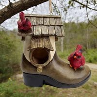 Birdhouse Ornament Decorative Garden Decor Outdoor Bird Habitat for Gardeners, Patio