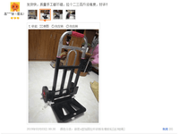 折叠手拉车小拉车行李车便携拉杆车拉货车大号拖车载重两轮手推车