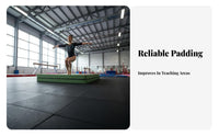 Tumbling Training Mat Impact Absorption Thick Crash Landing Mat Versatile Foam Crash Pad for Fighting Artists, Gymnasts, Climbing Gym, School, Home