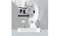 Educational Microscope Compact Science Microscope Stable STEM for Students, Classroom, School Laboratory