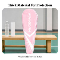 Structured Badminton Racket Bag Shielded Teardrop Badminton Bag for Carrying Rackets