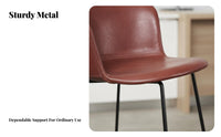 Mechanical Design Metal Frame High Stool with Backrest industrial-chic aesthetic Kitchen Island Stool Vintage Look Counter Chair Built-in Footrest for Interior Designers, Homeowners, Restaurant Owners, Bar, Cafe, Balcony, Patio