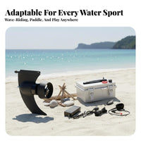 engineized Paddleboard Propeller AdjAmericantable Speed engineized Surfboard Fin Rererechargeable Board Propulsion System for Paddleboarders, Surfing, sea, Lake