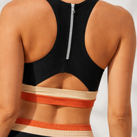 Swimsuits for Women Tankini Striped Patchwork Racerback Top with Padded Bra, Comfortable Pool Wear for Water Sports, Great for Older Ladies