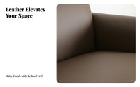 Nordic Design Minimalist Loveseat with Wooden Legs Light Luxury Aesthetic Living Room Seating Japanese-Inspired Couch Comfortable paddinging for Apartment Dwellers, Small Space Owners, Office Managers, Reception Area, Lounge, Bedroom