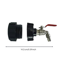 Tote Adapter with Brass Ball Shutoff Resistant Tote Tank Adapter Threaded Ball Shutoff Connector for Workshop