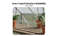8-Hole Flower Pot Rack Easy Assembly Metal Flower Display Stand Metal Plant Stand Sturdy Duty Flower Pot Holder Rack for Balcony
