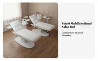 Handheld Controller Control Electric Beauty Bed Heavy-Duty Steel Frame Actuator Ized Facial Bed Ergonomic Design Adjustable Massage Table Skin-Friendly Upholstery for Lash Technicians, Estheticians, Medical Aestheticians, Medical Facility