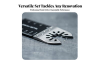 72 Pieces 72 Piece Oscillating Set Sturdy Duty Bimetal Oscillating Tool Universal Multi-Tool Blade Assortment