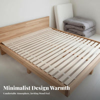 Foldable Wooden Bed Slats Box foundation Alternative Foldable Slat foundation Breathable Mattress Support for Adults, Students, Guest Room, Dormitory, Apartment
