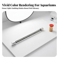 Submersible Aquarium Light Energy Saving Color Intensifying Aquarium Light 240° Wide Angle for Arowana Keepers, Carp Species Owners