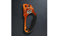 High Strength Hand Ascender Wear Resistant Rope Ascender Clamp Ergonomic Grip Climbing Rope Grab Simple Operation for Climbers, Rescuers, Arborists, Mountaineering, Caving