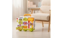 Multifunction Car Busy Board Portable Busy Board with Handle Educational Toy Travel-Friendly for Toddlers
