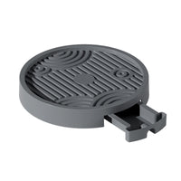 Invisible Mobile Caster Plant Pot Base Tray with Wheels, Plastic, Thickened, Water Catch