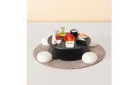 13 Pieces Miniature Hearth Scene Detailed Miniature Dining Set with Mat Realistic Miniatures for Hobbyists, Photo Props