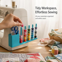 Magnetic Bobbin Holder and Sewing Tool Organizer for Sewing Machines