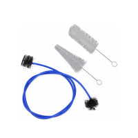 3 Pieces Flexible Mouthpiece Brush Set Blue Tube Trumpet Cleaning Brush Set