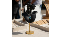 Detachable Design Necklace and Earring Holder Photography Prop Jewelry Display Bust Multi Purpose Jewelry Mannequin Bust Lightweight for Livestreamers, Boutique Owners, Market Stalls, Craft Fairs, Trade Shows