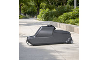 Shielding Baritone Sax Case with Wheels Contoured Baritone Saxophone Case Portable Cushioned for Saxophonists
