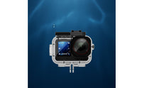 Full Protection Action Camera Waterproof Case Scratch Resistant Waterproof Camera Case Drop Proof Underwater Diving Shell Secure Lock for Snorkelers, Water Sports Enthusiasts, Surfers, Snorkeling, Surfing, Skiing