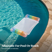 Buoyant Lounge Chair Foldable Inflatable Water Hammock Portable Water Hammock Float for Adults, Seniors, Beach, Sea, Vacation