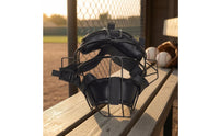 Softball Athlete's Face Guard Wire Cage Steel Softball Face Guard Leather Like