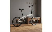 20 Inch Folding Bike Adjustable Handlebar Portable Commuter Bicycle for Adults
