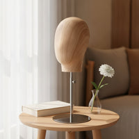 Hairpiece Head with Stand Adjustable-Height Mannequin Head with Stand Stable for Boutiques, Studios