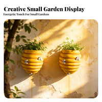 Rounded Bee Wall Planter Decorative Bee Nest Plant Pot