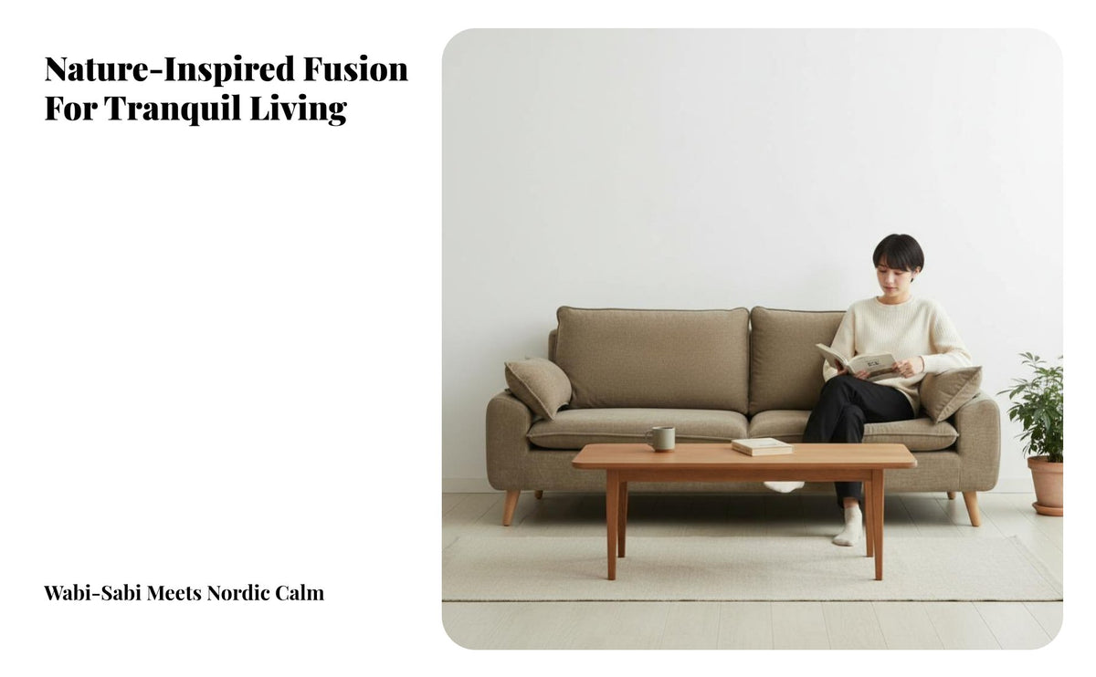 Japanese Aesthetic Visual appeal 3-Seater Upholstered Couch Japanese SilhouetteSeater textile Settee Corduroy Upholstery Sofa Nordic Design for Apartment Dwellers, Residents, beigeice Managers, Studio Flat, Lounge Area, Bedroom