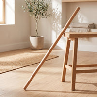 Wooden Stretching Stick Beech Wood Mobility Stick Smooth Exercise Dowel Sturdy for Posture Training, Pilates