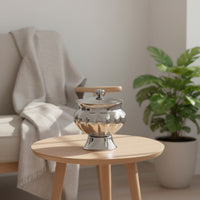 Serving Bowl with Lid Elegant Pedestal Serving Bowl Compact Dessert Server for Dining Table