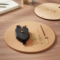 Crystal Pendulum Clock Movement Easy to Install Swinging Clock Mechanism Battery Operated for Crafters, Hobbyists, Home Decor