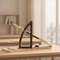 Inclined Plane Friction Meter Mechanical Friction Tester with Pulley Analog Apparatus for Students, Schools