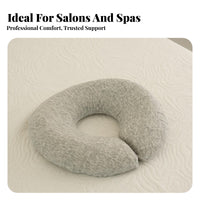 Removable and Washable U-Shaped Face Pillow Skin-Friendly U-Shaped Face down Pillow Easy to Clean for Spa Professionals, Spas, Clinics, Home
