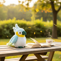 Parrot Stuffed Toy Gift Idea Parrot Stuffed Cute Decor for Desk