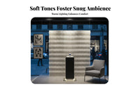 Easy to Set up Accordion Folding Screen Toolsimple Setup tool-lessstanding Accordion Wall Lightweight Space Partition Portable for Event Planners, Business Owners, Studio Apartment, cosmetic studio, Retail fromlet, showcase