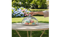 Clear Dome Food Cover with Knob Plastic Cake Dome Sturdy Display Cover Lightweight for Buffet