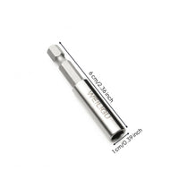 Metal Drill Bit Extension Adapter Straight Hex Shank Adapter Cylindrical Screwdriver Bit Extension Long-Lasting