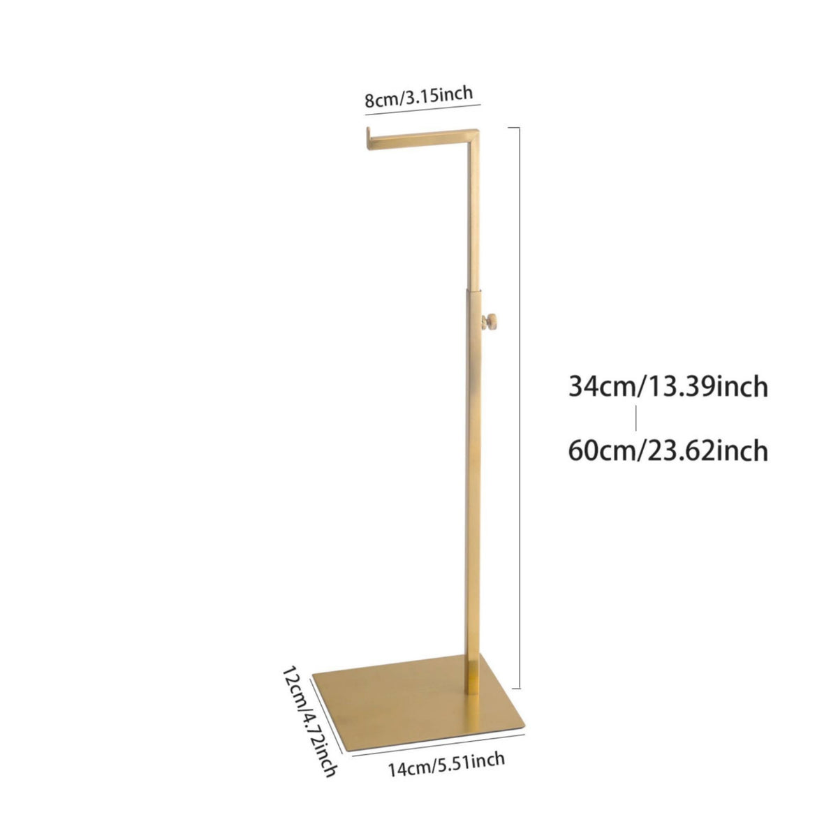 Handbag Display Stand Metal Purse Display Stand Bag Rack with Hooks Sturdy Bag Hanger Elegant for Boutique Owners, Retail Stores